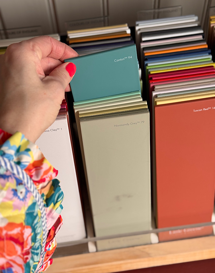 Färgprover från Little Greene hos Lina Isaksson Interior Design AB
